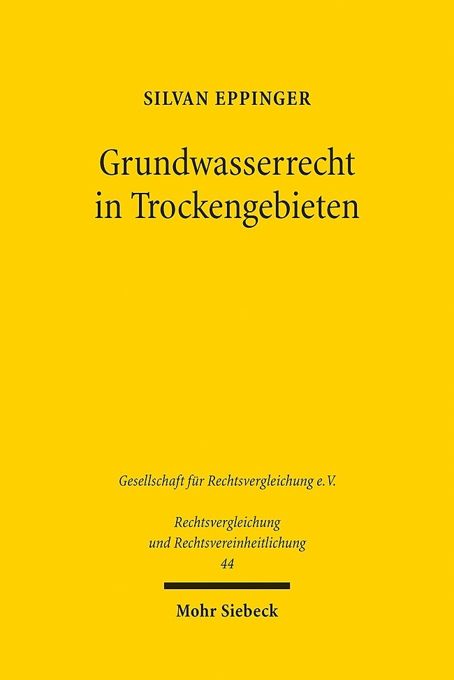 Grundwasserrecht in Trockengebieten main product photo