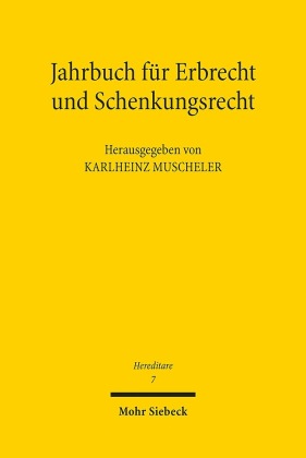 Jahrbuch für Erbrecht und Schenkungsrecht. Bd.7