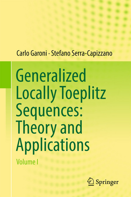 Generalized Locally Toeplitz Sequences: Theory and Applications main product photo