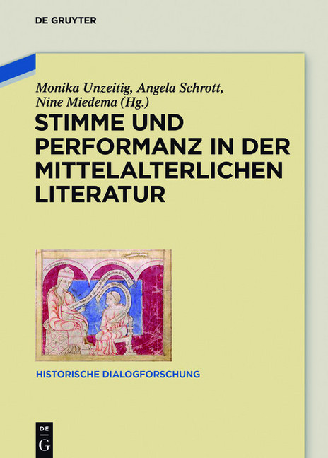 Stimme und Performanz in der mittelalterlichen Literatur main product photo