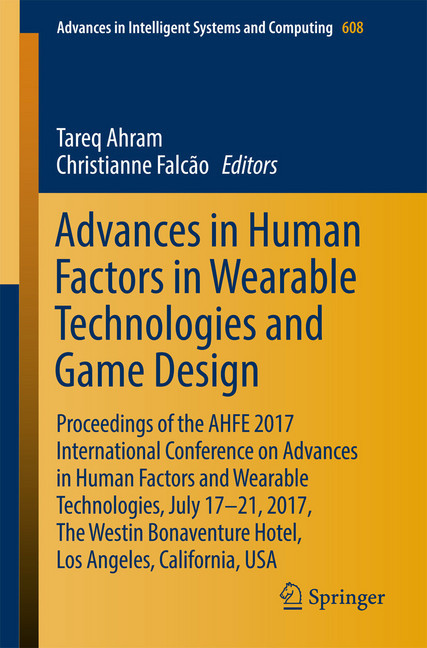 Advances in Human Factors in Wearable Technologies and Game Design main product photo