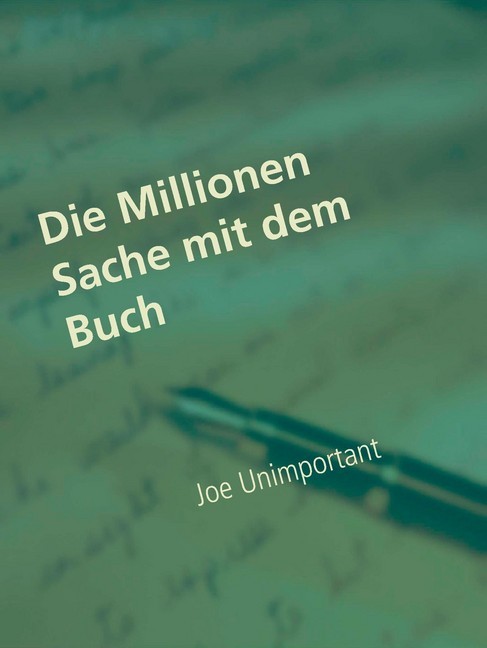 Die Millionen Sache mit dem Buch main product photo