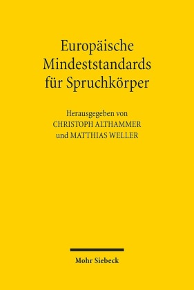 Europäische Mindeststandards für Spruchkörper