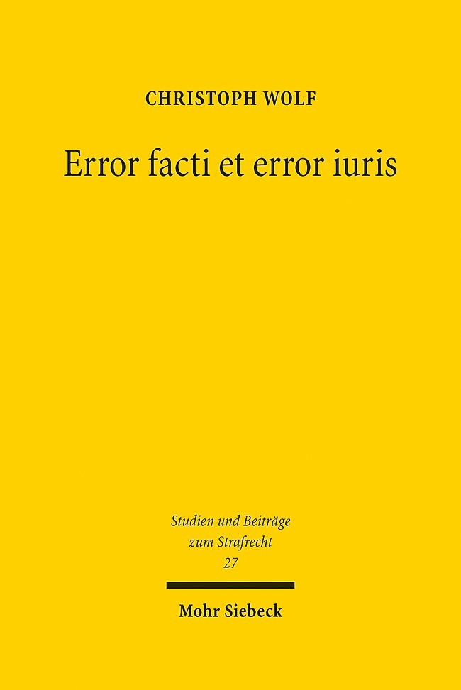 Error facti et error iuris main product photo
