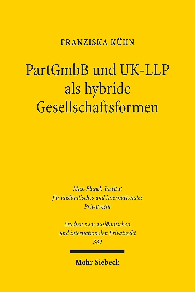 PartGmbB und UK-LLP als hybride Gesellschaftsformen main product photo