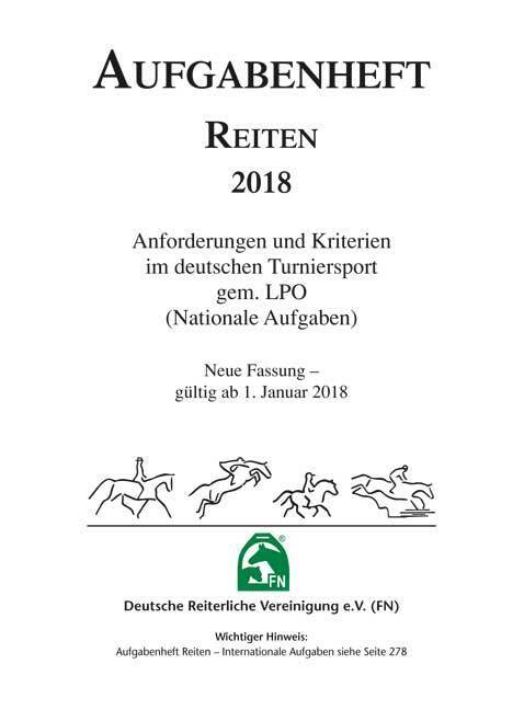 Aufgabenheft Reiten 2018 (Nationale Aufgaben) main product photo