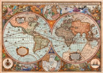 Antike Weltkarte (Puzzle)