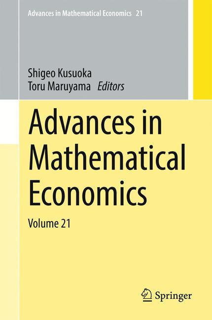 Advances in Mathematical Economics main product photo