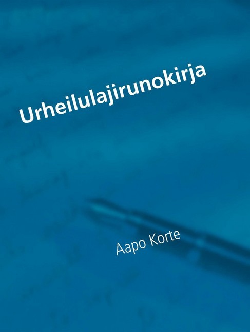 Urheilulajirunokirja main product photo