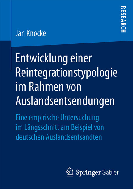 Entwicklung einer Reintegrationstypologie im Rahmen von Auslandsentsendungen main product photo
