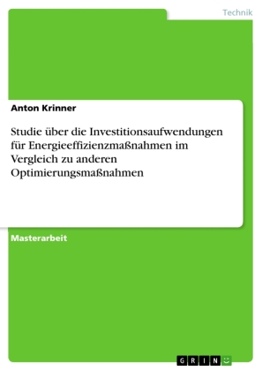 Studie über die Investitionsaufwendungen für Energieeffizienzmaßnahmen im Vergleich zu anderen Optimierungsmaßnahmen