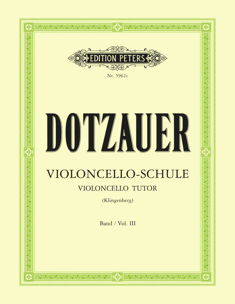 Violoncello Tutor Vol.3 main product photo