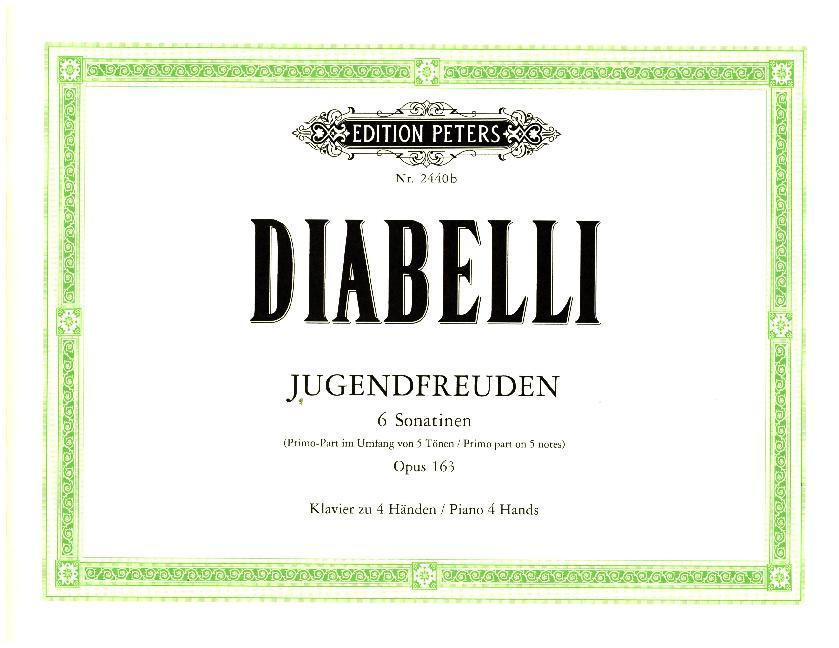 Jugendfreuden Op.163: 6 Sonatinas for Piano Duet Op. 163 main product photo