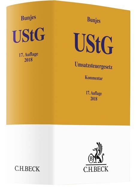 Umsatzsteuergesetz (UStG), Kommentar main product photo