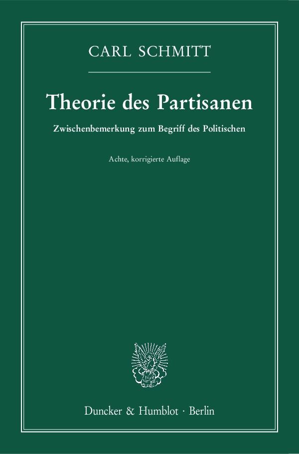 Theorie des Partisanen. main product photo
