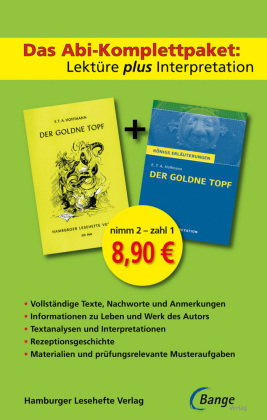 Der goldne Topf -  Lektüre plus Interpretation: Königs Erläuterung + kostenlosem Hamburger Leseheft von E.T.A. Hoffmann.