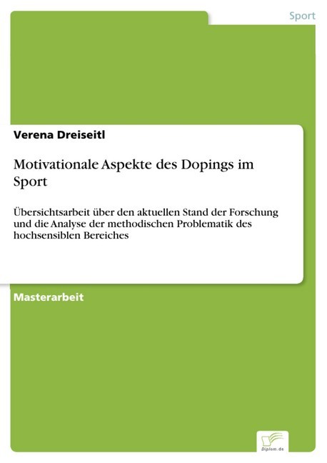 Motivationale Aspekte des Dopings im Sport main product photo