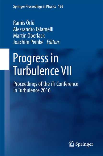 Progress in Turbulence VII main product photo