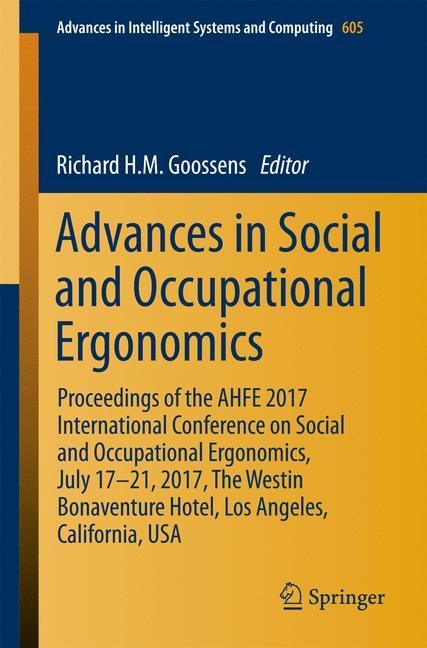 Advances in Social & Occupational Ergonomics main product photo
