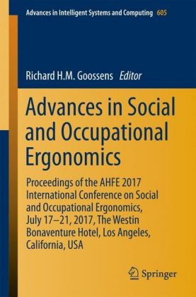 Advances in Social & Occupational Ergonomics