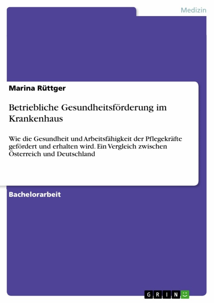 Betriebliche Gesundheitsförderung im Krankenhaus main product photo