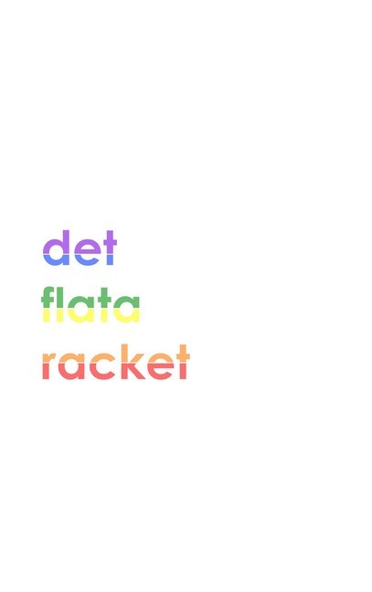 Det flata racket 1.0 main product photo