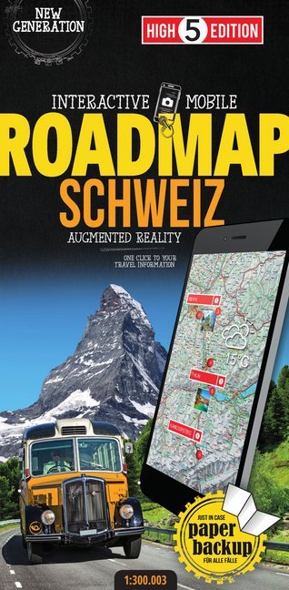 High 5 Edition Interactive Mobile Roadmap Schweiz. Switzerland / Suisse / Svizzera main product photo