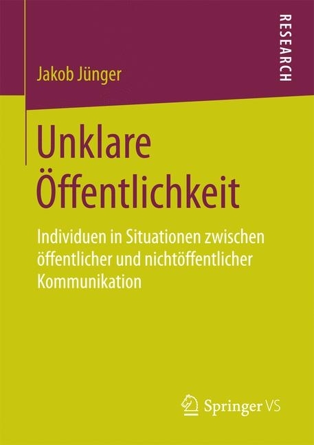 Unklare Öffentlichkeit main product photo