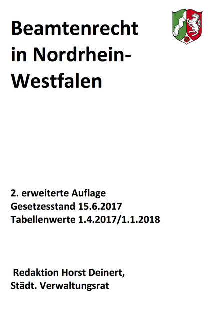 Beamtenrecht in NRW main product photo