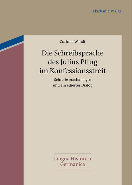 Die Schreibsprache des Julius Pflug im Konfessionsstreit main product photo