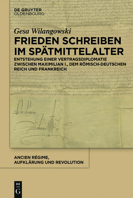 Frieden schreiben im Spätmittelalter main product photo