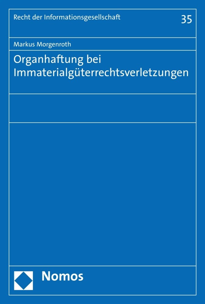 Organhaftung bei Immaterialgüterrechtsverletzungen main product photo
