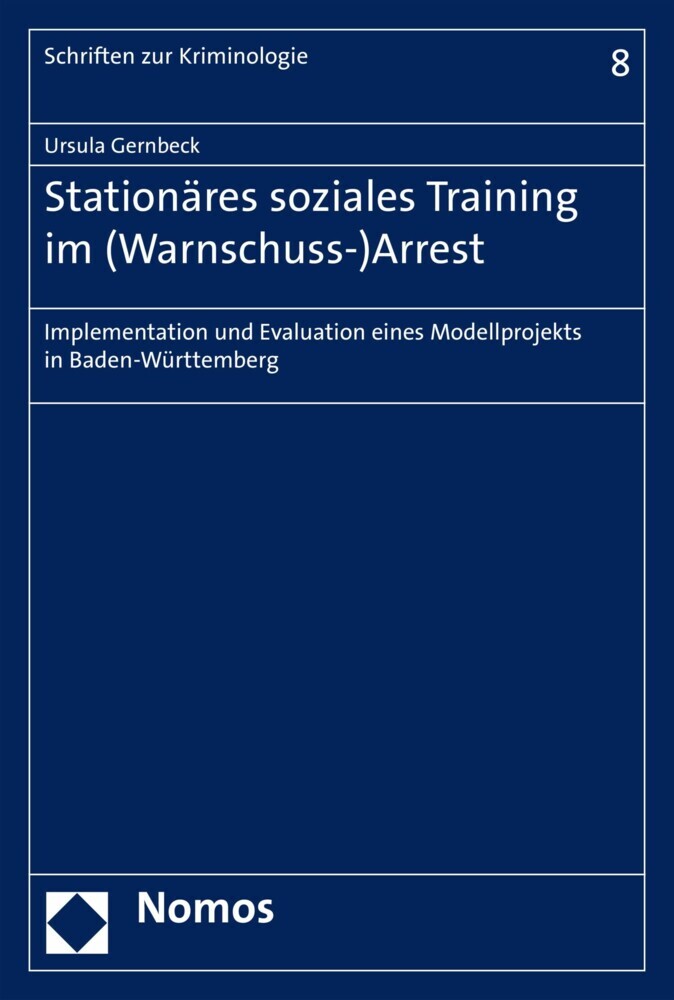 Stationäres soziales Training im (Warnschuss-)Arrest main product photo
