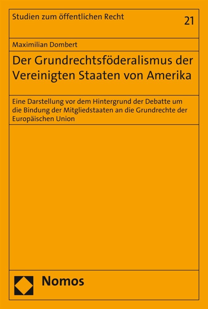 Der Grundrechtsföderalismus der Vereinigten Staaten von Amerika main product photo