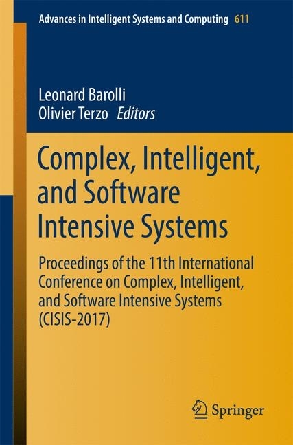 Complex, Intelligent, and Software Intensive Systems main product photo