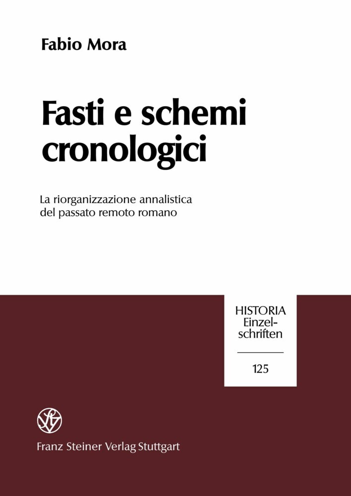 Fasti e schemi cronologici main product photo