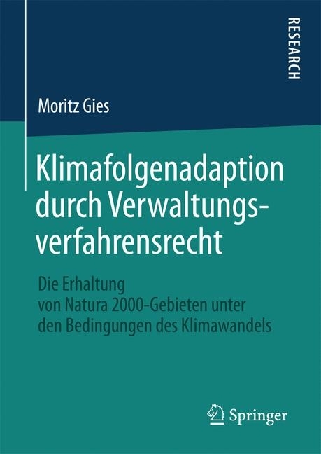 Klimafolgenadaption durch Verwaltungsverfahrensrecht main product photo