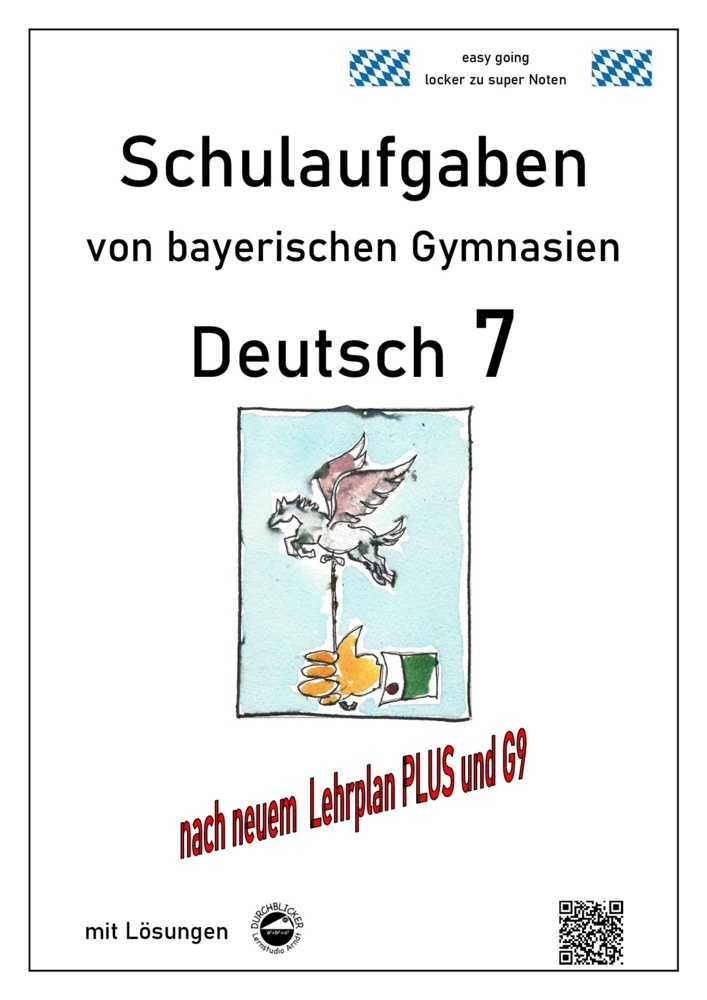 Deutsch 7 , Klassenarbeiten von Gymnasien in Baden-Württemberg mit Lösungen main product photo