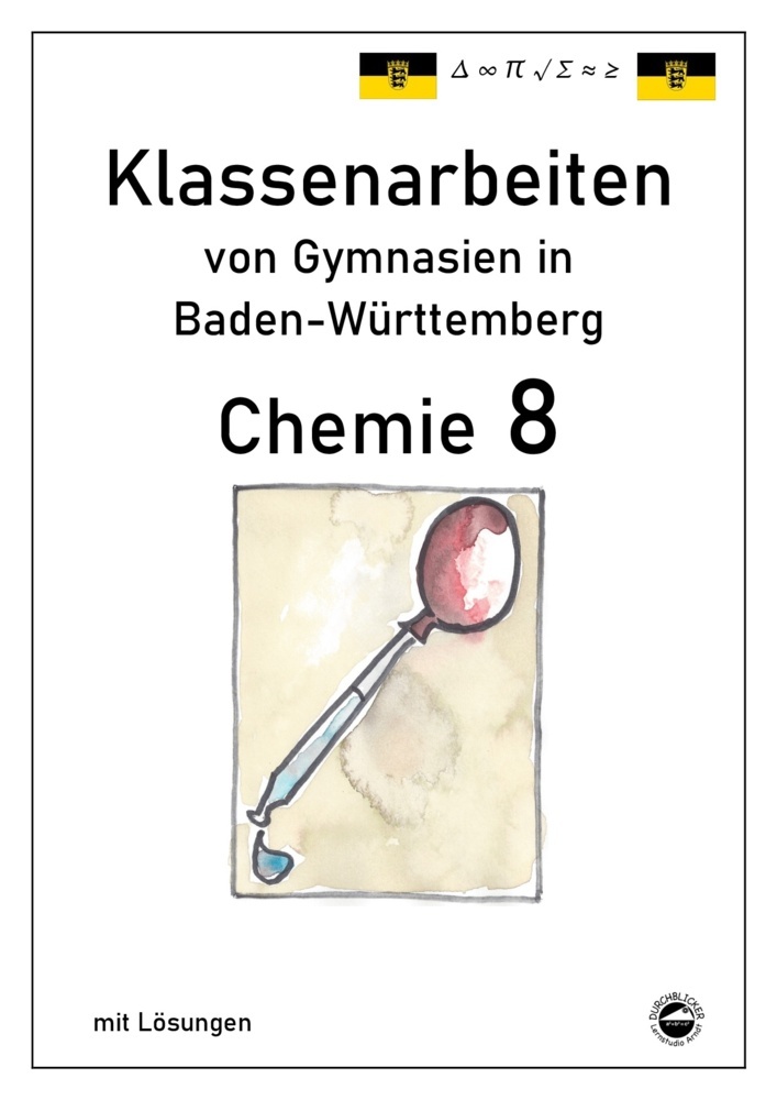 Chemie 8, Klassenarbeiten von Gymnasien in Baden-Württemberg mit Lösungen main product photo