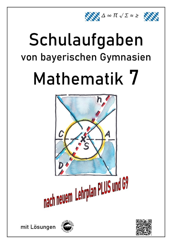 Mathematik 7 Schulaufgaben von bayerischen Gymnasien (G9) mit Lösungen main product photo