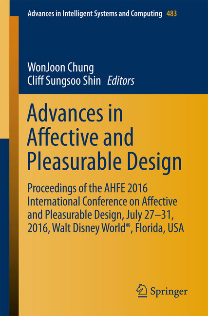 Advances in Affective and Pleasurable Design main product photo