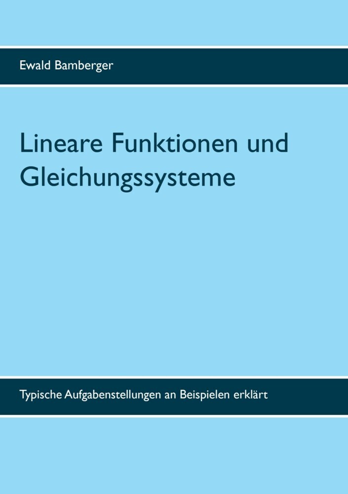 Lineare Funktionen und Gleichungssysteme main product photo