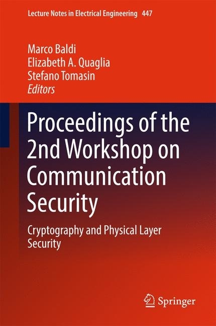 Proceedings of the 2nd Workshop on Communication Security main product photo