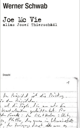 Joe Mc Vie alias Josef Thierschädl