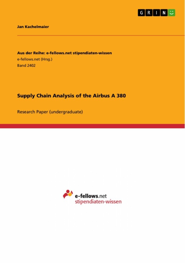 Supply Chain Analysis of the Airbus A 380 main product photo
