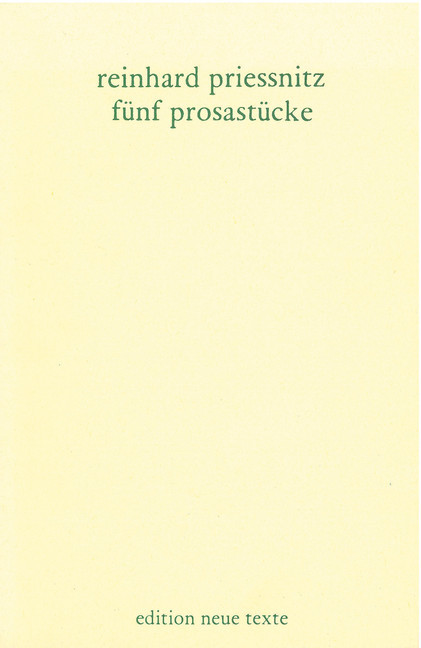 Fünf Prosastücke main product photo