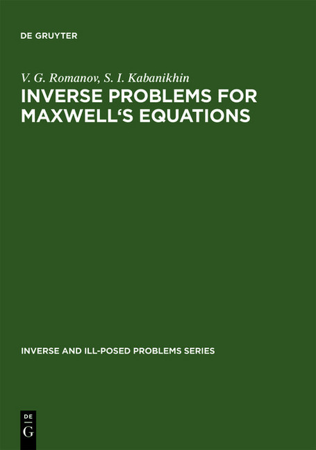 Inverse Problems for Maxwell's Equations main product photo