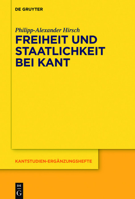 Freiheit und Staatlichkeit bei Kant main product photo