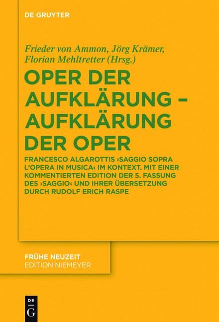 Oper der Aufklärung - Aufklärung der Oper main product photo