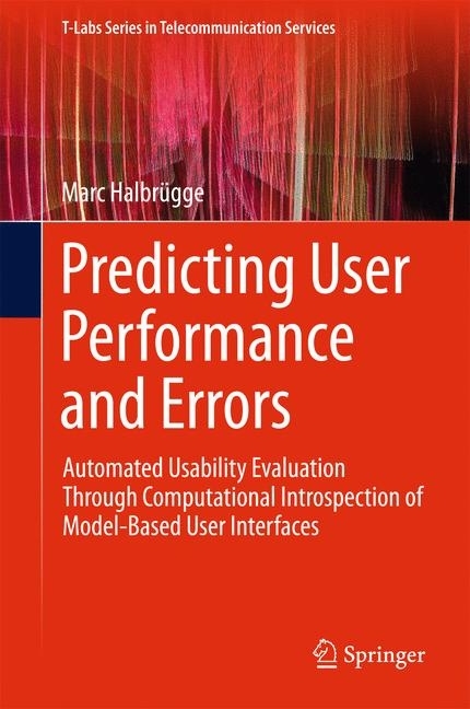Predicting User Performance and Errors main product photo